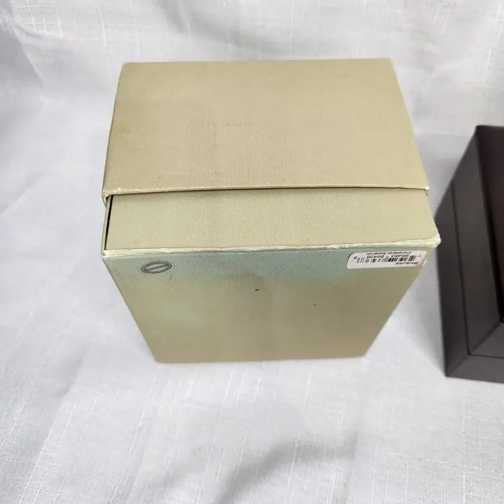 Burberry Empty Box Hinge Lid and Outer Box Square Watch Boxes Vintage